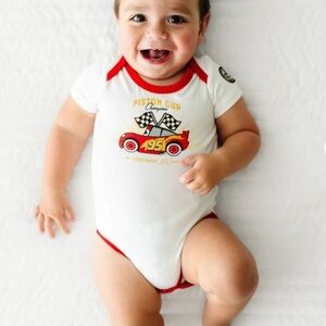 Little Sleepies | Disney Lightning McQueen Graphic Bodysuit | 6-12 months